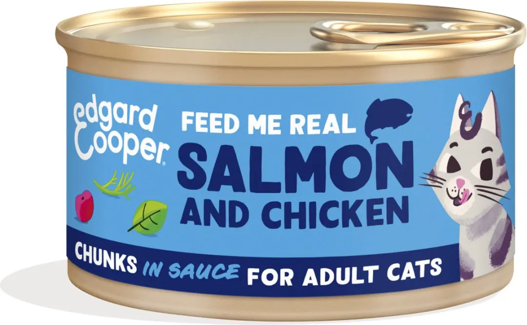 Edgard & Cooper Kattenvoer Chunks Zalm