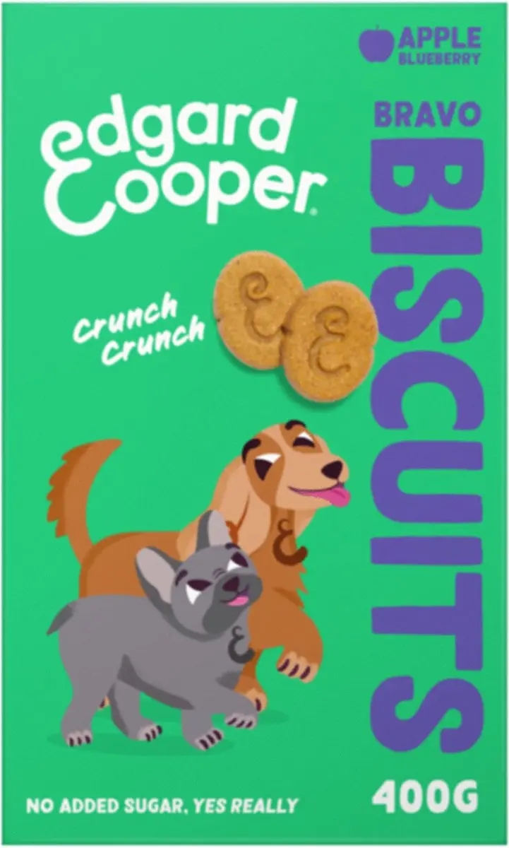 Edgard & Cooper Biscuit Hondensnacks Appel 400g