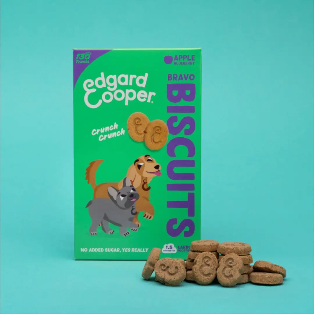 Edgard & Cooper Biscuit Hondensnacks Appel 400g