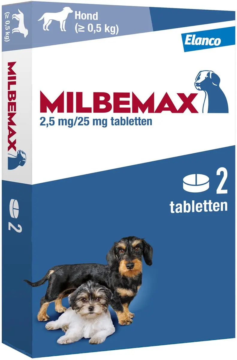 Milbemax Pup & Hond Anti-wormtabletten 2 Stuks
