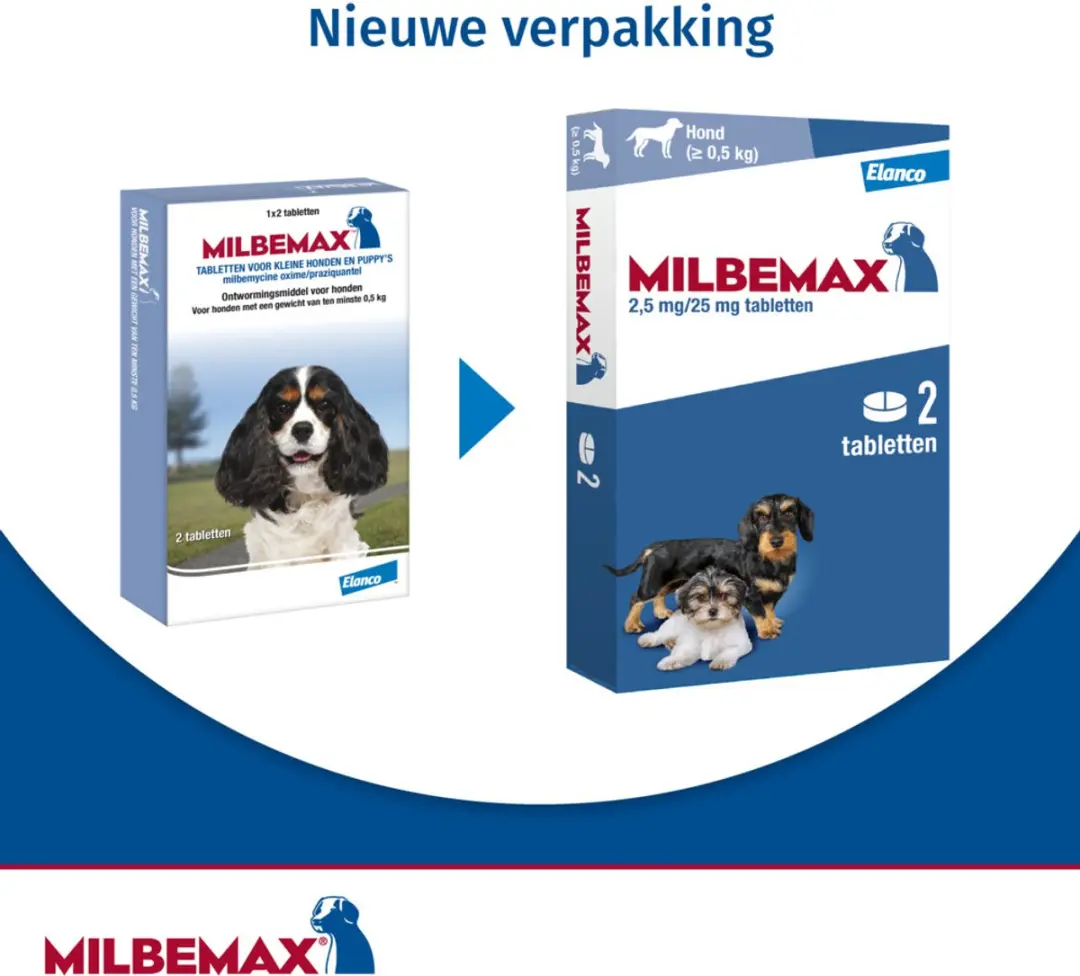 Milbemax Pup & Hond Anti-wormtabletten 2 Stuks - 0,5-10kg - afbeelding 6 van 6