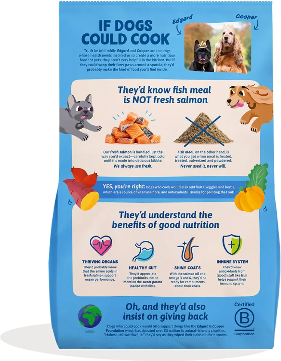 Edgard & Cooper Adult Hondenbrokken Medium Zalm 2.5kg - Hypoallergeen
