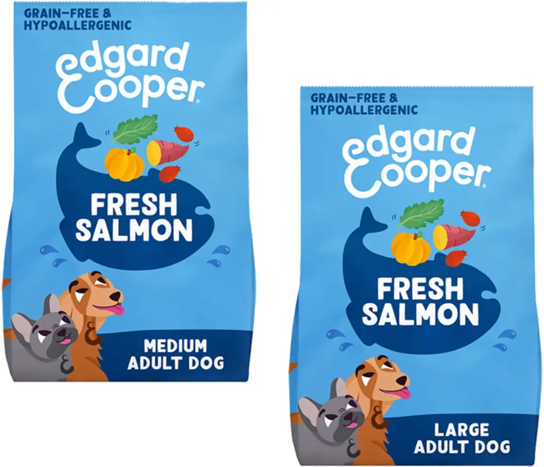 Edgard & Cooper Adult Hondenbrokken Medium Zalm 2.5kg - Hypoallergeen - afbeelding 6 van 6