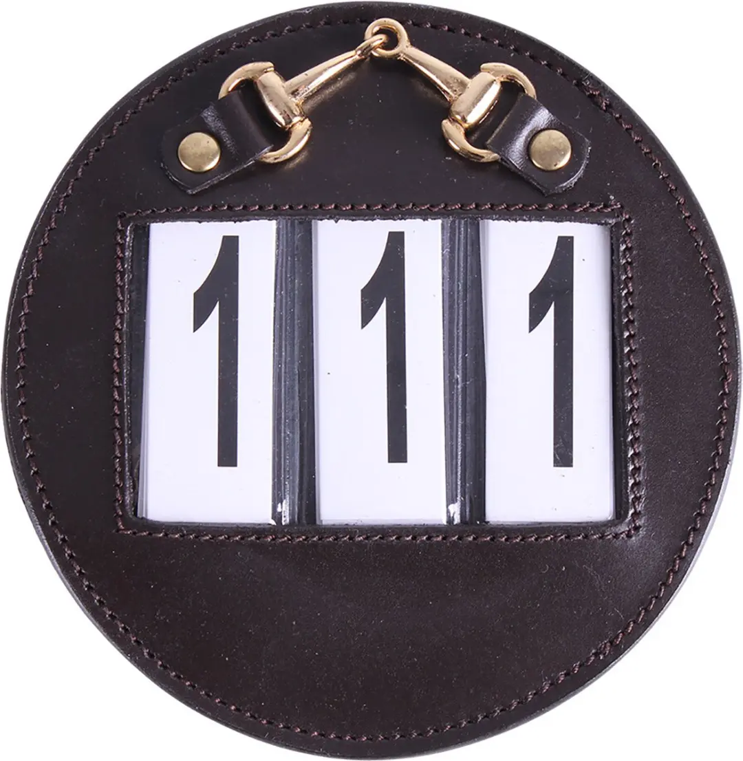 QHP Startnummer Ricki Bruin/Goud - One size - afbeelding 3 van 5