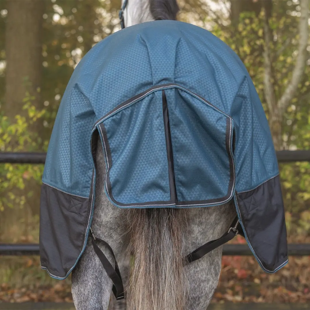 QHP Outdoordekken 1200D Turnout Collection 145cm - Wit - afbeelding 6 van 6