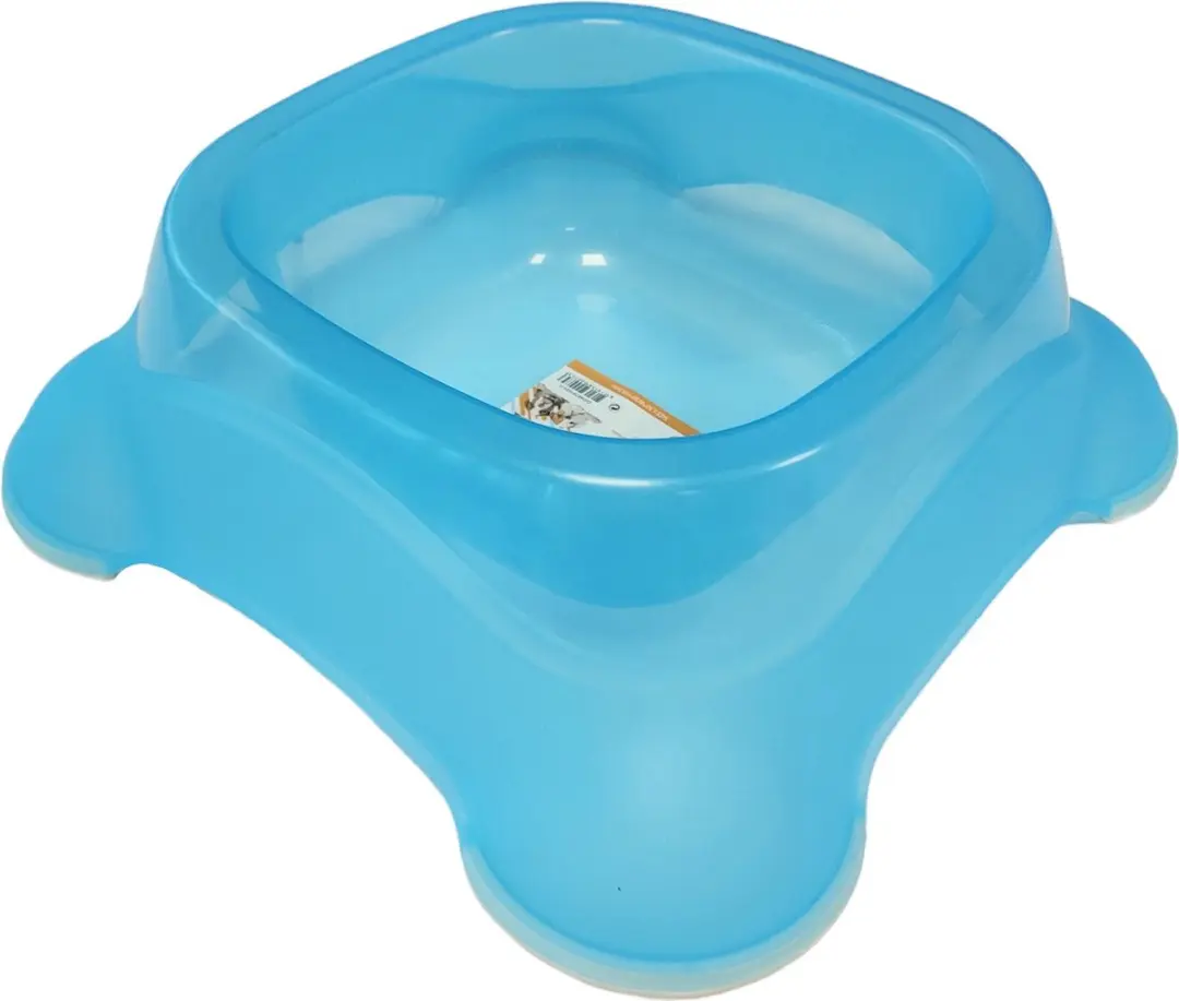 Nobleza Voerbak Drinkbak Hond Blauw M
