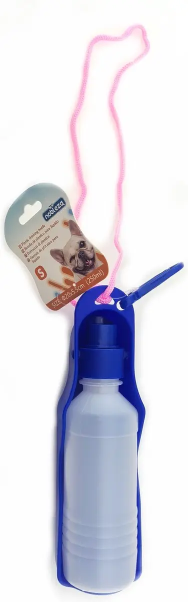 Nobleza Drinkfles Hond Blauw S