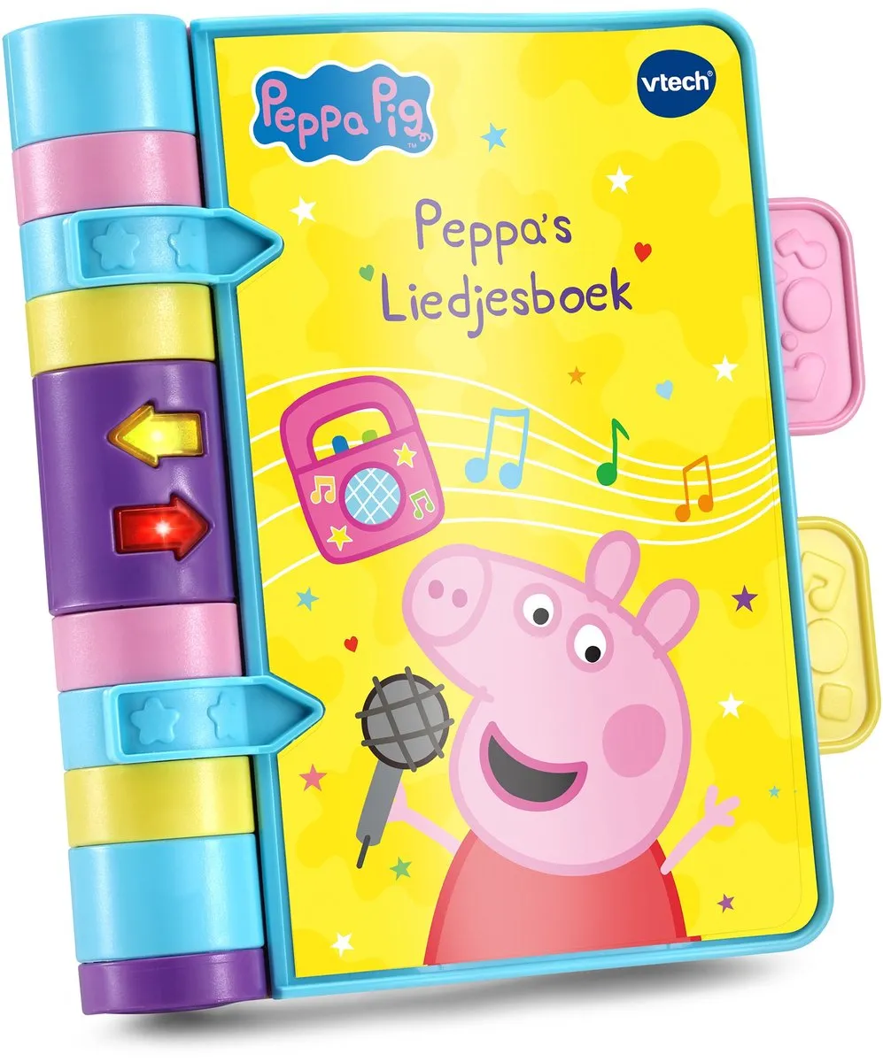 VTech Peppa's Liedjesboek - Interactief Speelgoed - 50+ Melodietjes