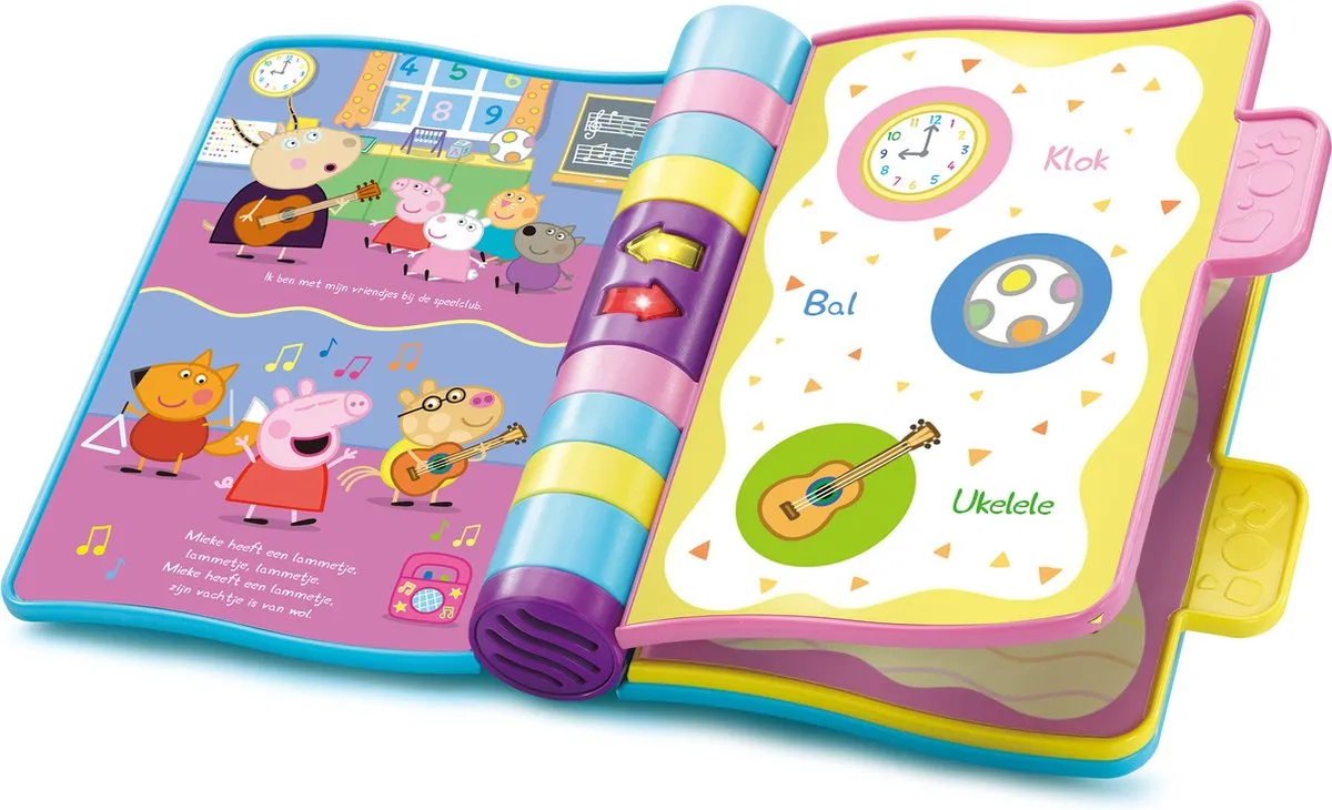 VTech Peppa's Liedjesboek - Interactief Speelgoed - 50+ Melodietjes