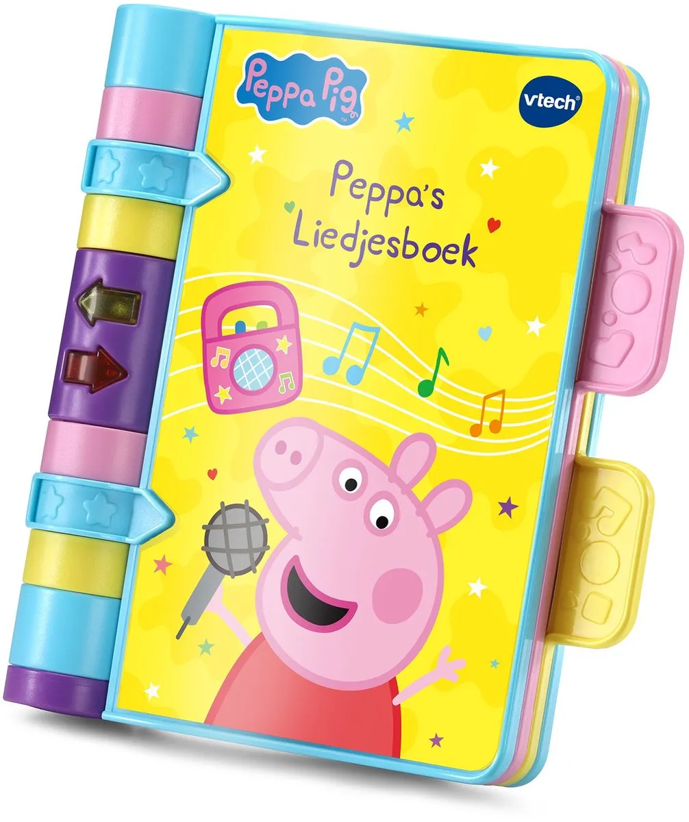 VTech Peppa's Liedjesboek - Interactief Speelgoed - 50+ Melodietjes