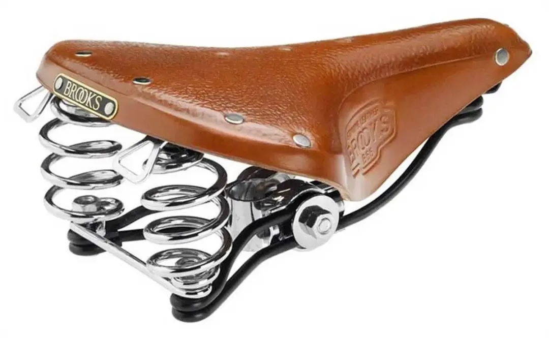 Brooks B66 Heren Zadel - Honing - afbeelding 2 van 6