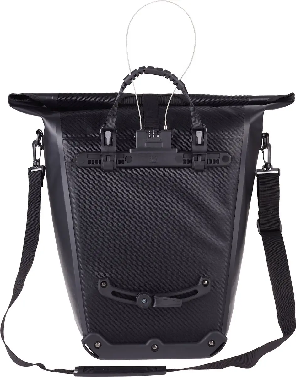 Willex Enkele Fietstas Carbon Look 25L - Zwart - afbeelding 3 van 6