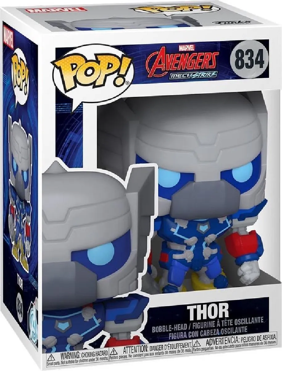 Funko Marvel POP! Mech Strike Thor - 9cm - Multicolour
