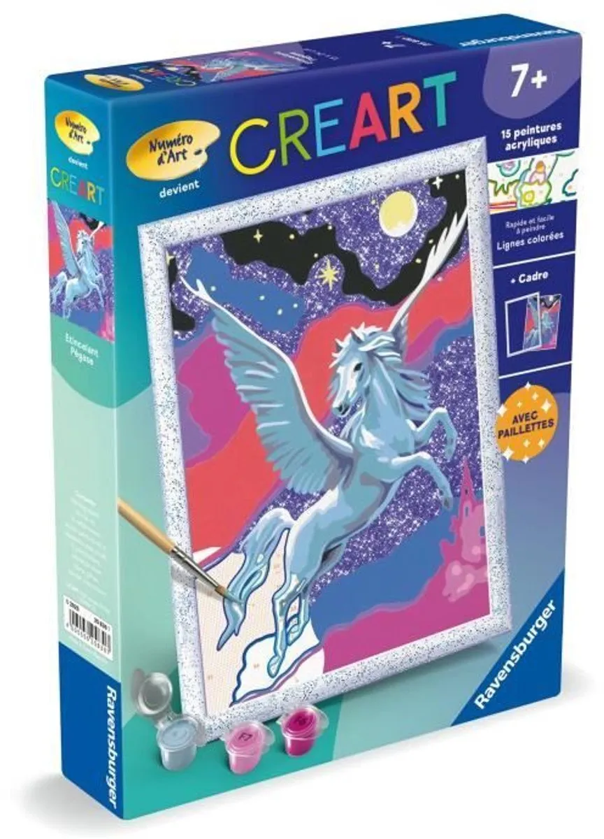 Ravensburger CreArt Kids Sparkling Pegasus Schilderkit 18x24cm