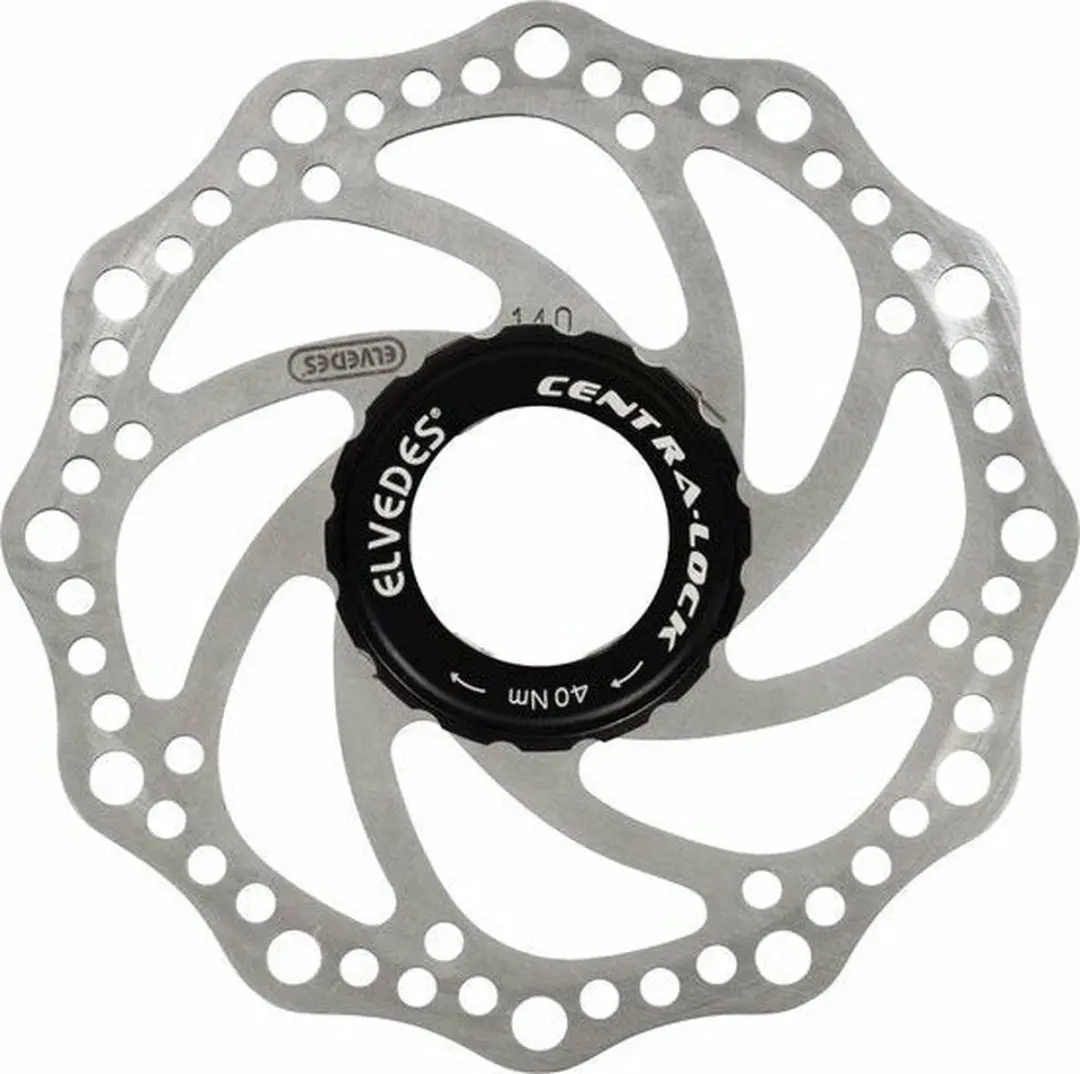 Elvedes SC14 RVS Fiets Remschijf 180mm - Center Lock - Grijs - afbeelding 3 van 3