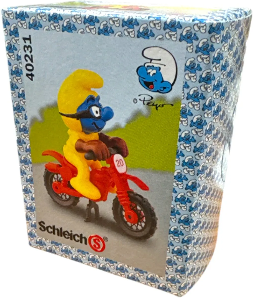 Schleich De Smurfen Motorfiguur 7cm