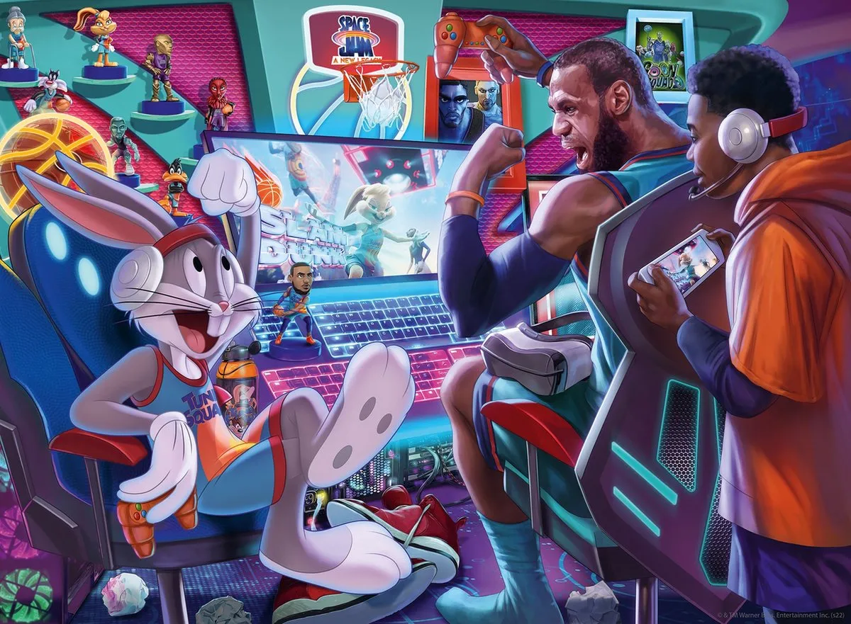 Ravensburger Space Jam Gamestation Legpuzzel 300 Stuks - Multicolor