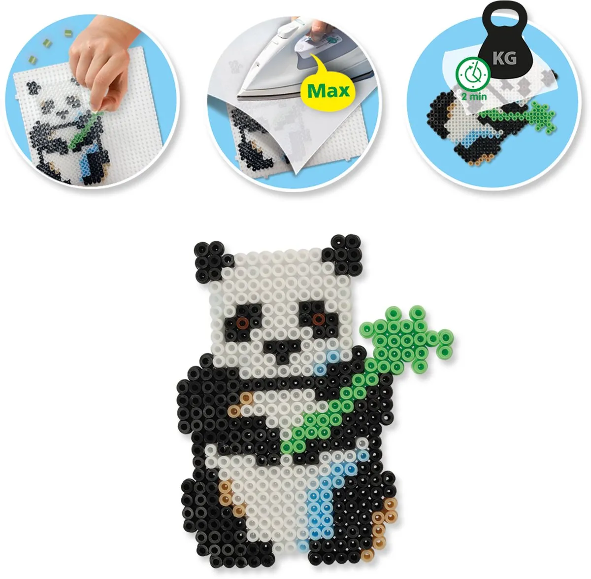 SES Creative Beedz Wereld Dieren Strijkkralen - 3500 Stuks - 15 Kleuren