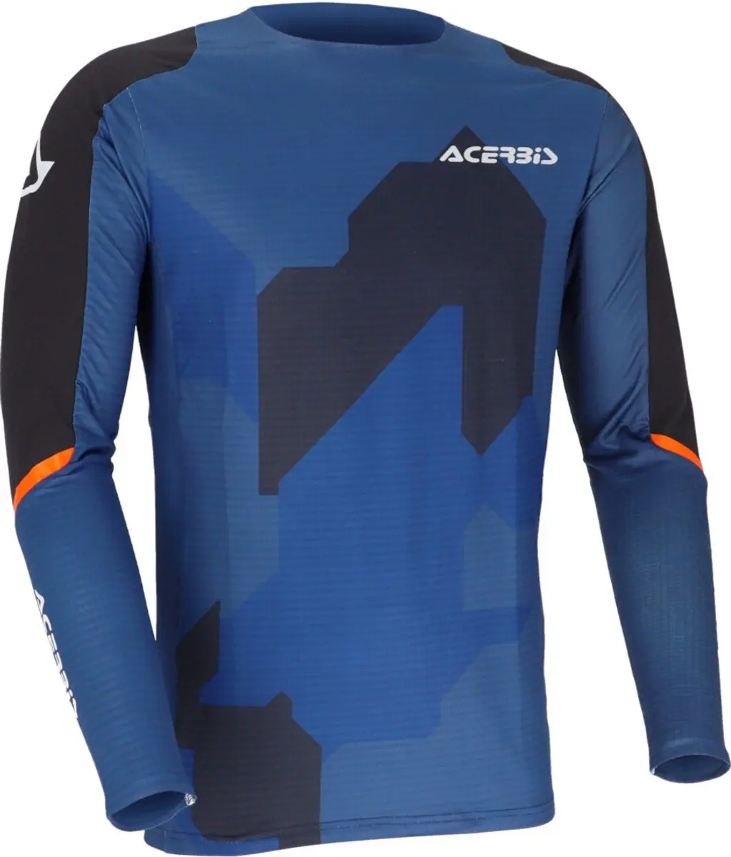 Acerbis X-Duro 3.0 Winter Blauw Oranje Cross Jersey
