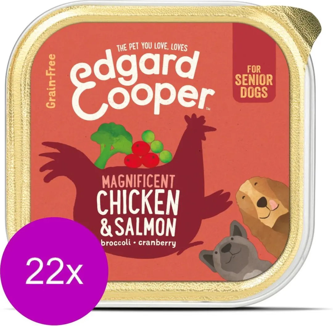 Edgard & Cooper Kuipje Chicken Salmon Senior