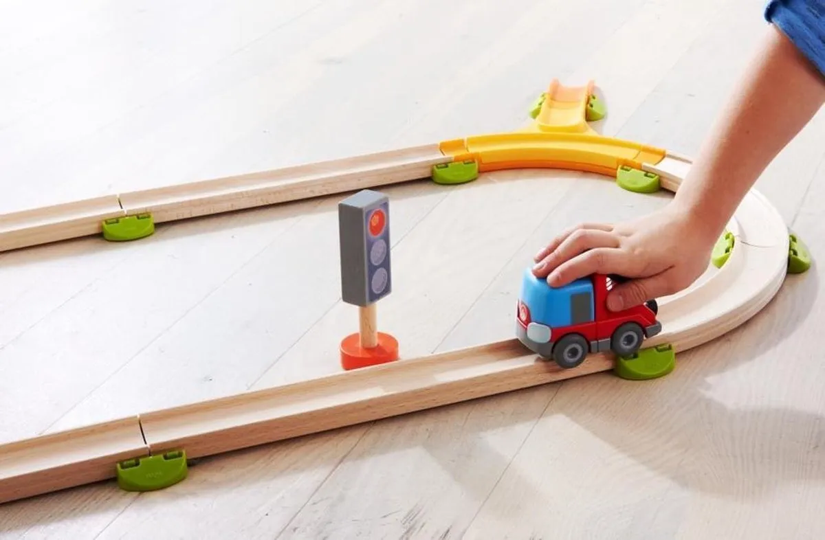HABA Kullerbü Ladderwagen - Rood