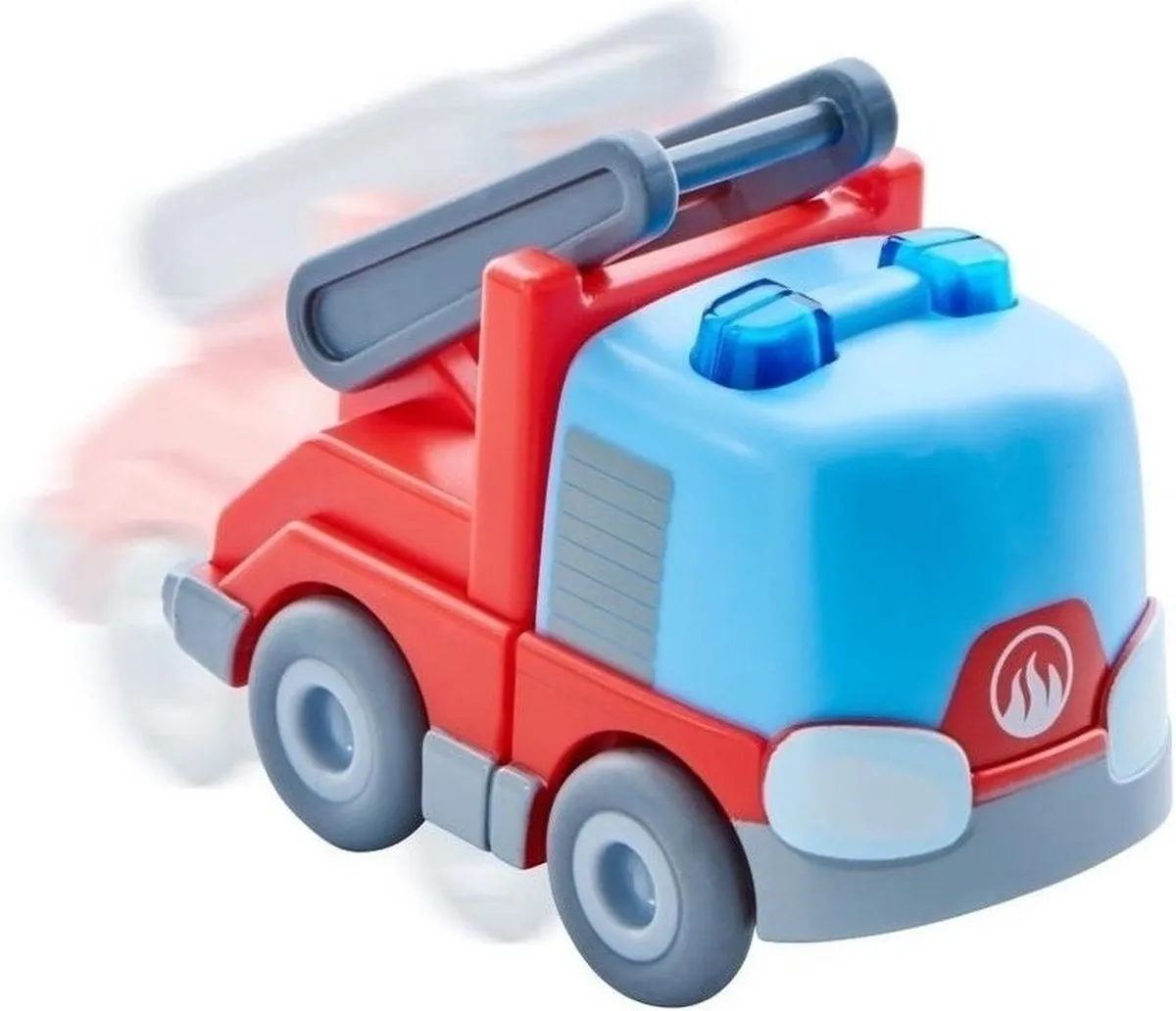 HABA Kullerbü Ladderwagen - Rood - afbeelding 6 van 6