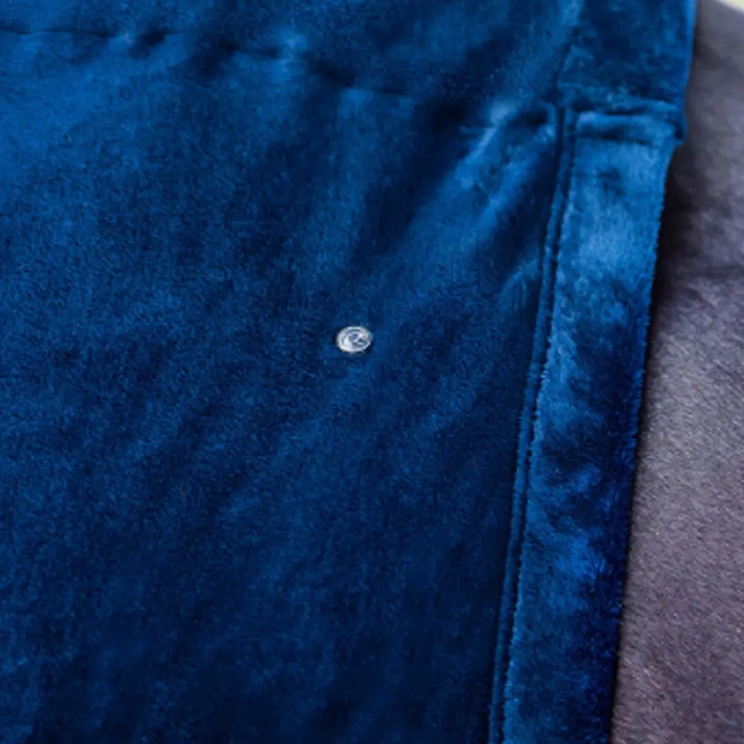 QHP Halsstuk Fluff Donkerblauw - L - afbeelding 6 van 6