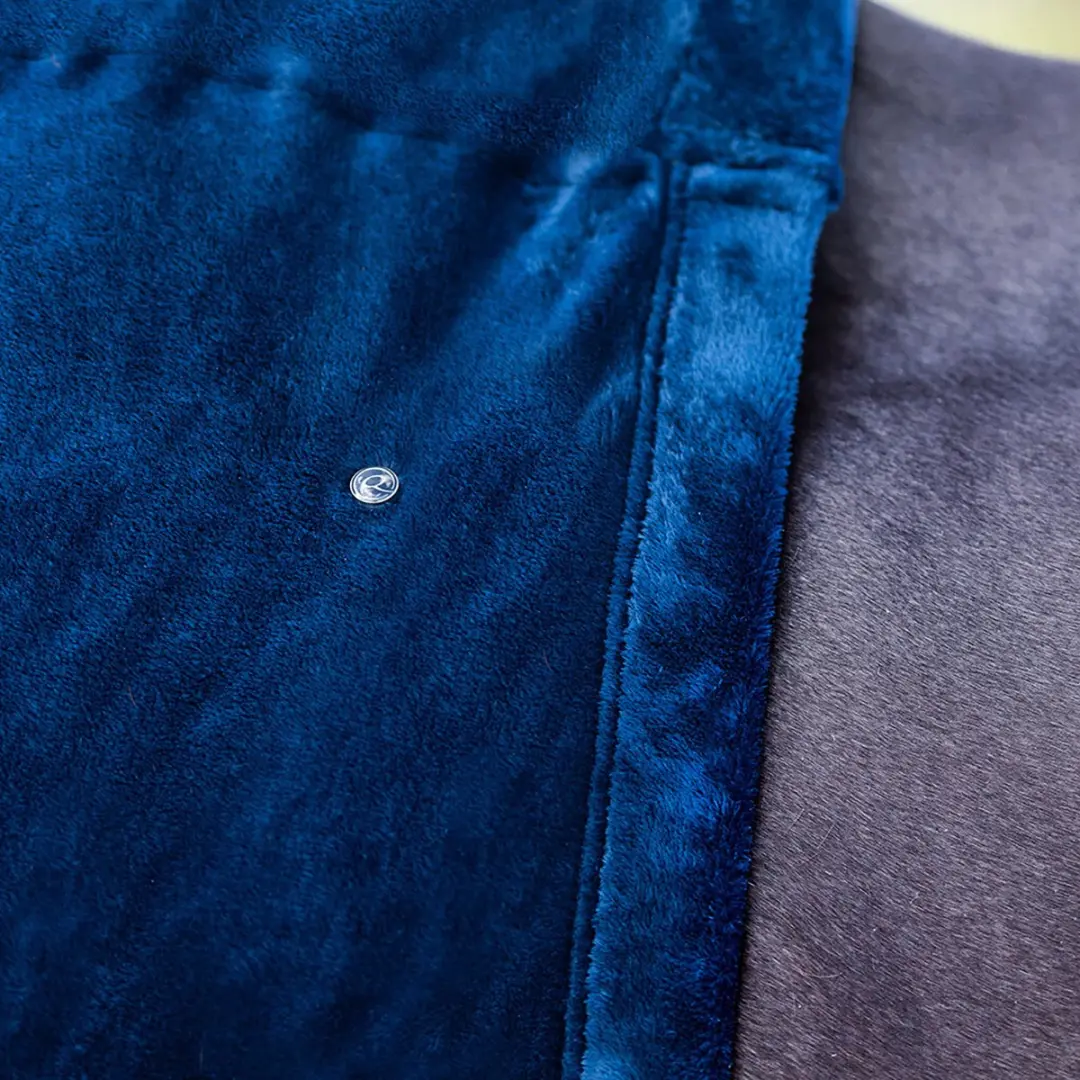 QHP Halsstuk Fluff Donkerblauw - L