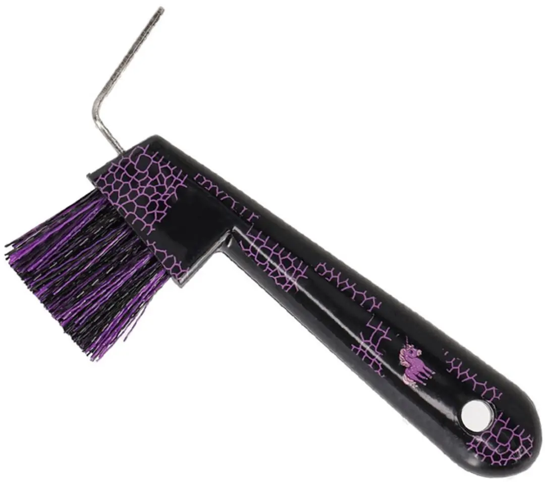 QHP Hoevenkrabber Lize Zwart/Violet
