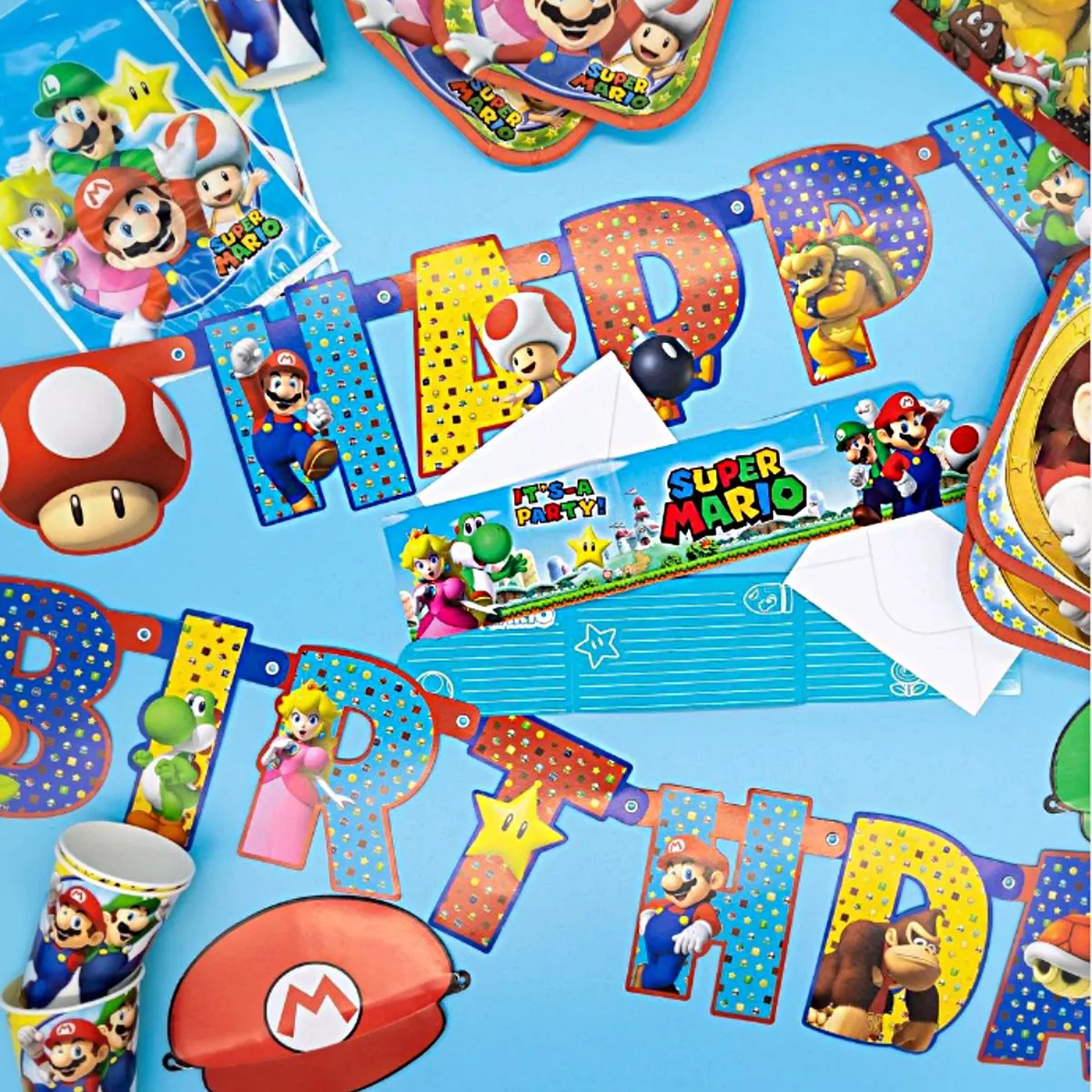 Disney Super Mario Uitdeelzakjes - 8 Stuks - Multi