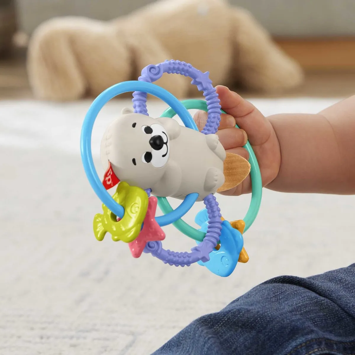 Fisher Price Otter Greif- en Beißring HJW12 - Multicolor - afbeelding 6 van 6