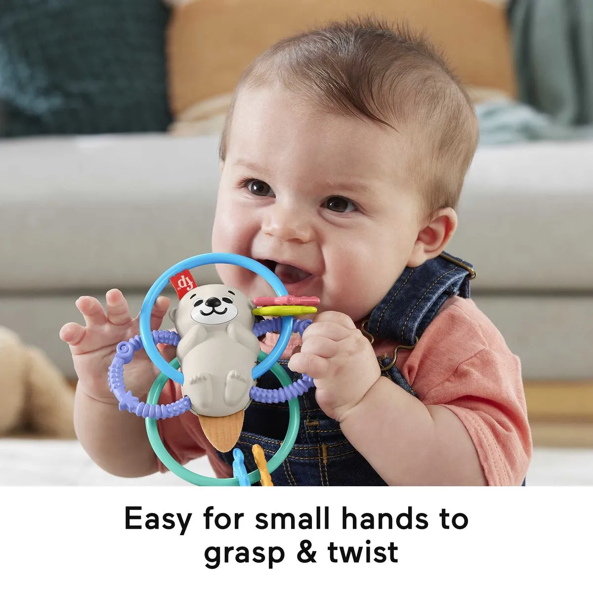 Fisher Price Otter Greif- en Beißring HJW12 - Multicolor