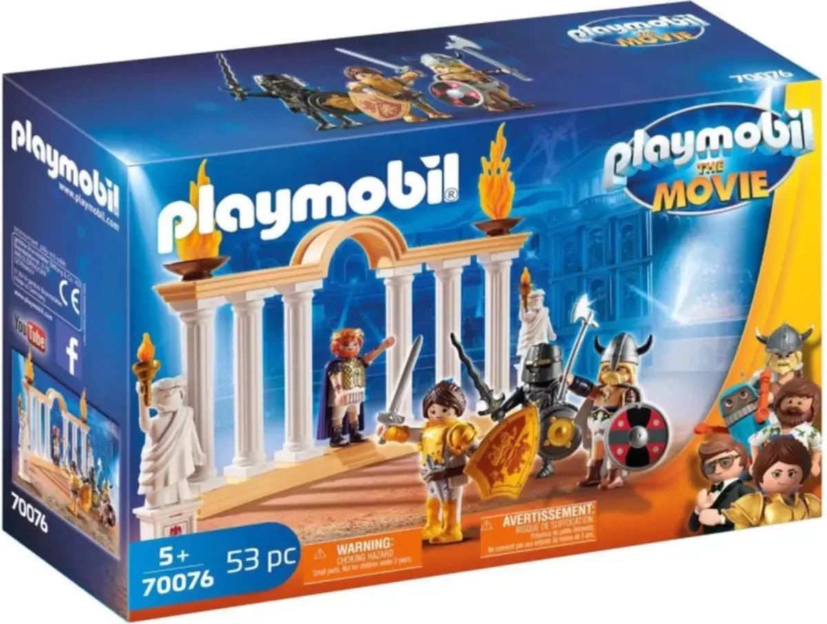 Playmobil The Movie Keizer Maximus Colosseum 70076 - Multicolor