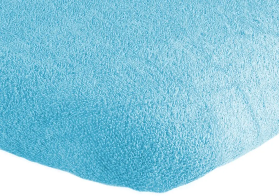 Briljant Hoeslaken Badstof voor Junior Matras 70x140/150 Aqua