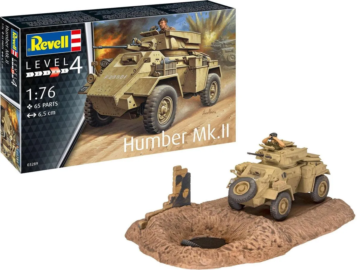 Revell Humber Mk.II Modelbouwpakket 1:76 - 65 Onderdelen - Multi
