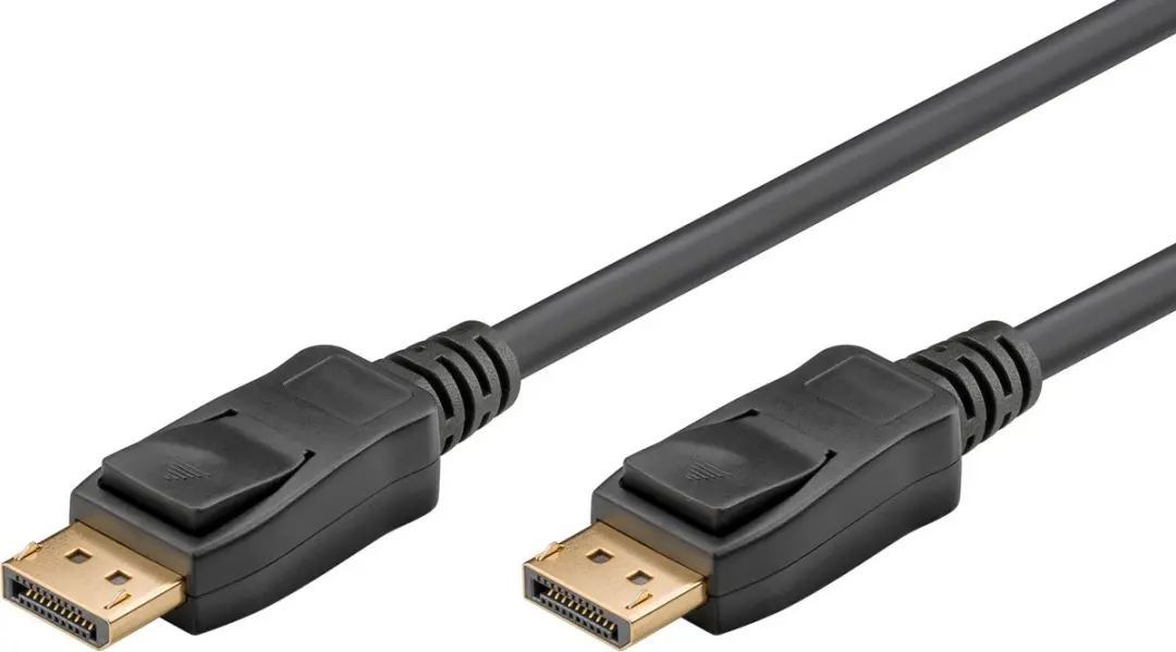 Goobay DisplayPort-kabel 2.0/2.1, 54gbit/s (8K/60 Hz), kabellabel