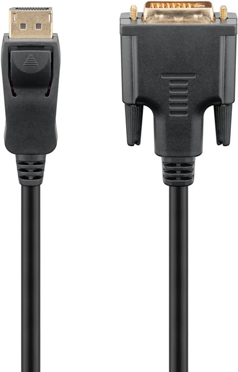 Goobay DisplayPort/DVI-D Adapterkabel Verguld - 28 AWG
