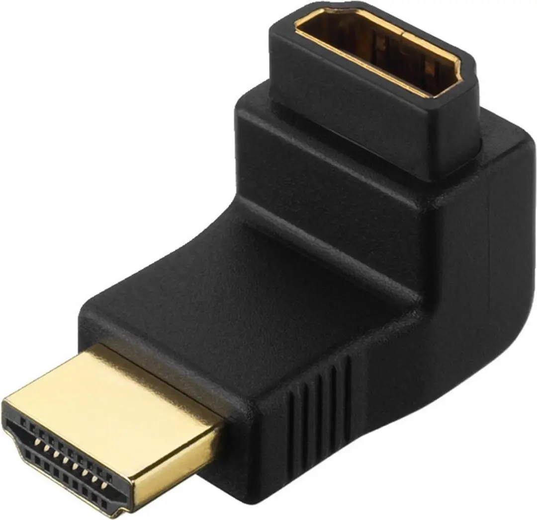 Goobay HDMI-hoekadapter 4K/60Hz - 18 Gbit/s - Zwart