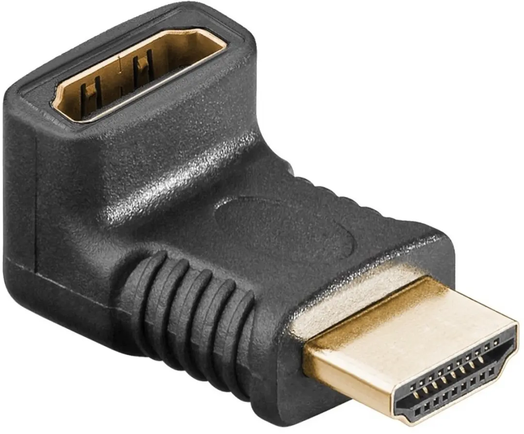 Goobay HDMI-hoekadapter 4K/60Hz - 18 Gbit/s - Zwart