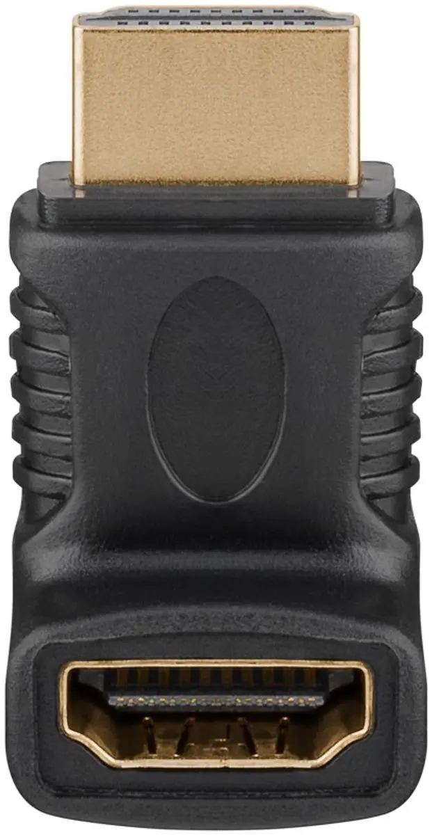 Goobay HDMI-hoekadapter 4K/60Hz - 18 Gbit/s - Zwart