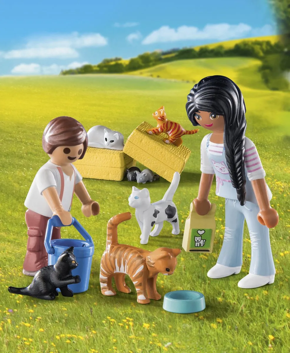 Playmobil Country Kattenfamilie 71309 - Multicolor