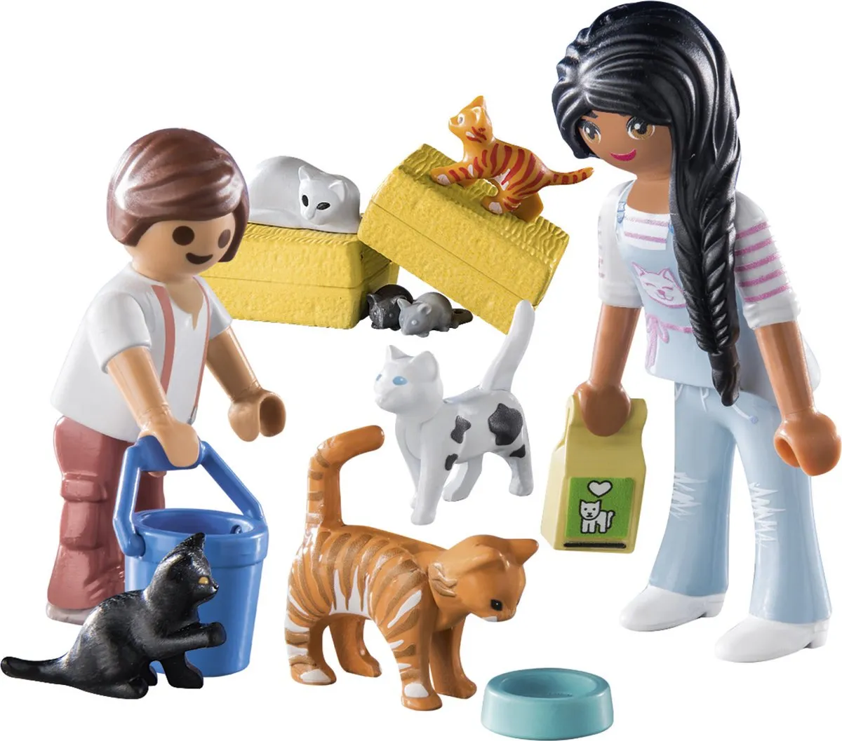 Playmobil Country Kattenfamilie 71309 - Multicolor