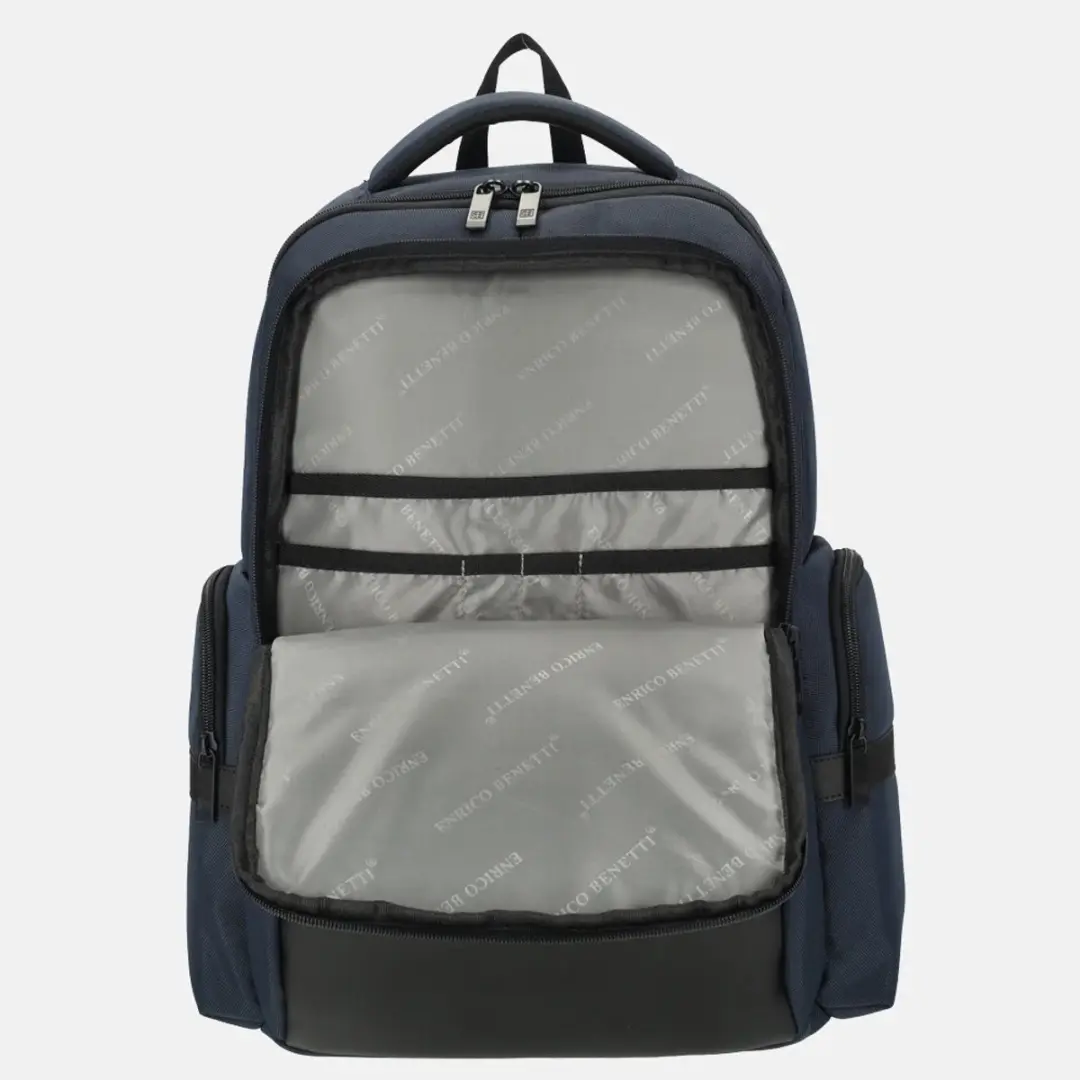 Enrico Benetti Salford laptoprugzak17 inch blauw