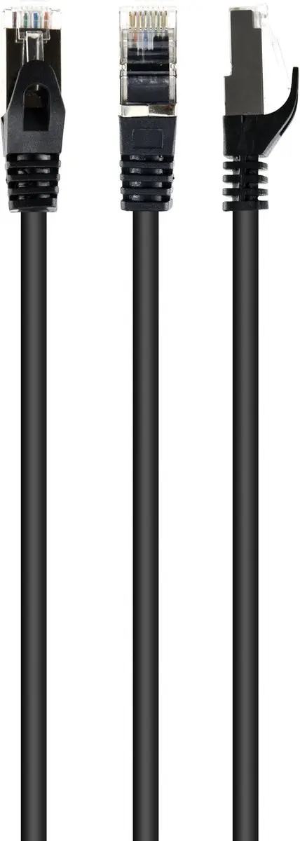 FTP Category 6 Rigid Network Cable GEMBIRD PP6A-LSZHCU-BK-0.25M Black Multicolou