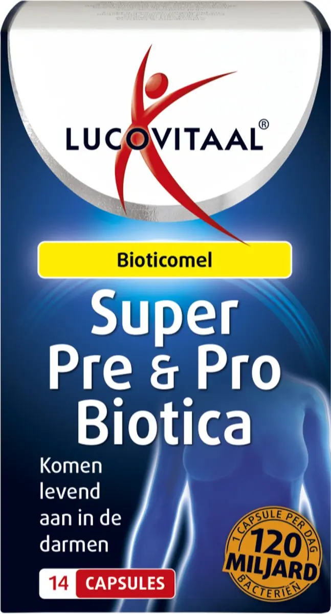 Lucovitaal Super Pre & Biotica 14 Capsules - 120 Miljard Bacteriën - afbeelding 6 van 6
