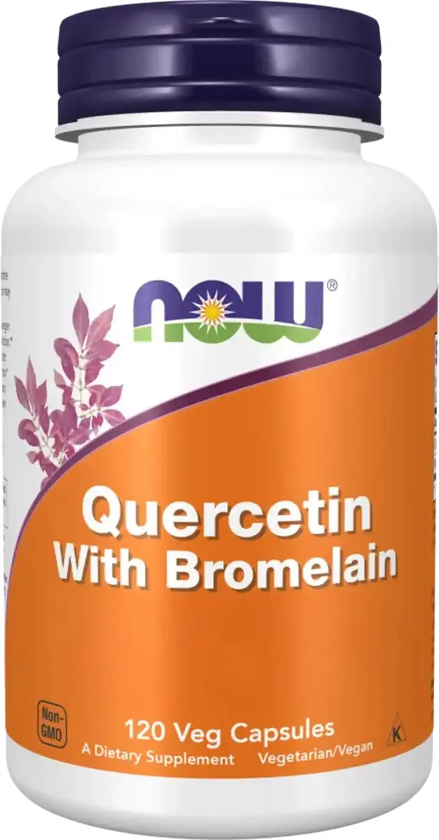 Now Foods Quercetin with Bromelain (120 vcaps) Unflavoured