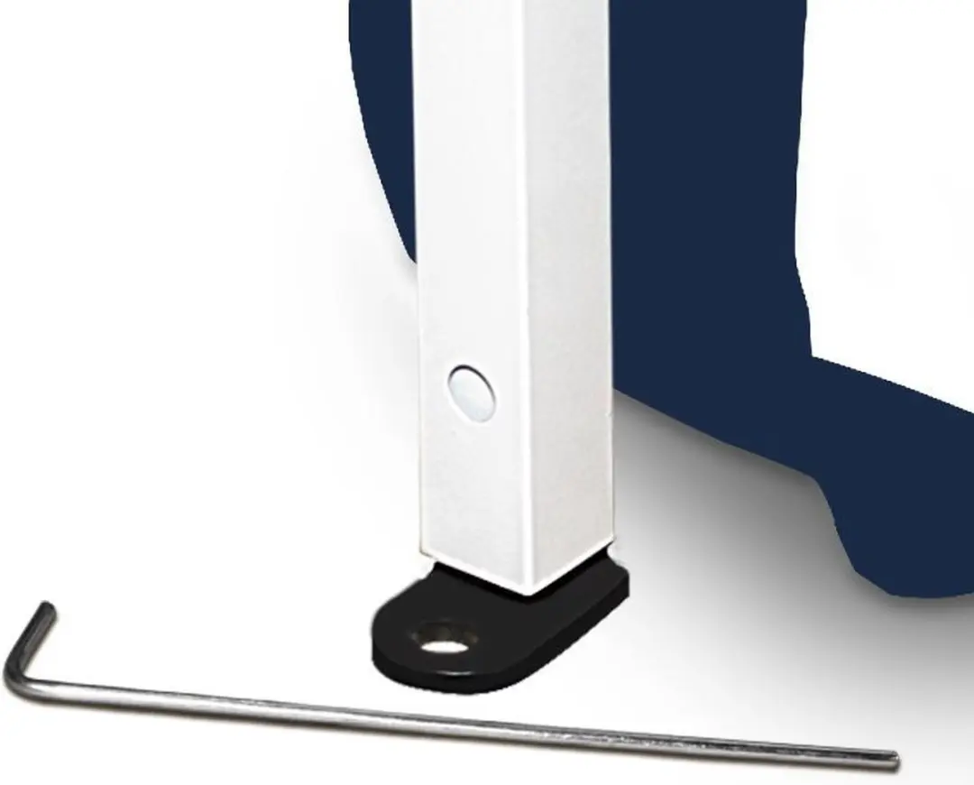 Deuba Inklapbare Partytent Blauw - 2 Zijkanten - afbeelding 2 van 6
