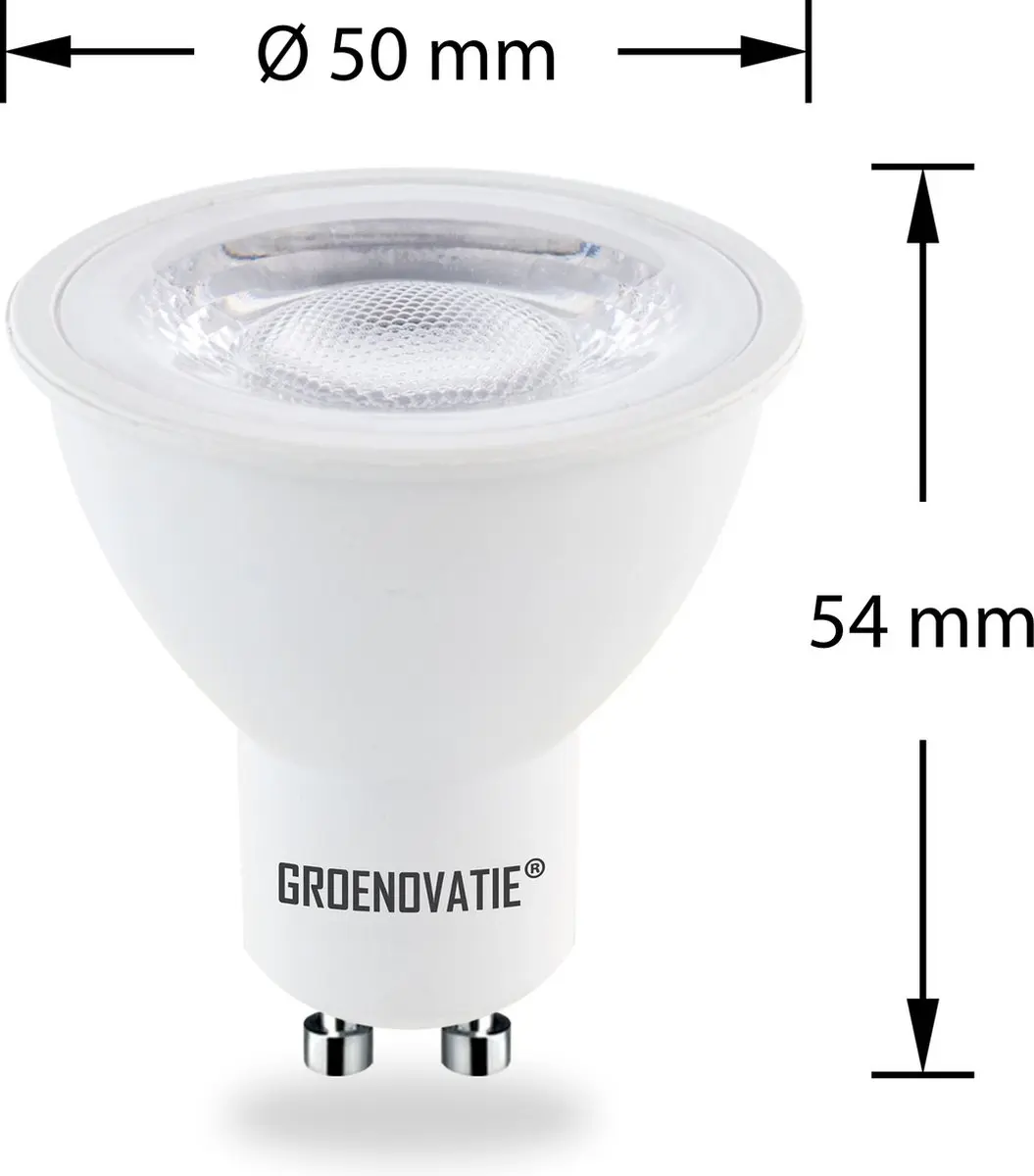 Groenovatie LED Spot COB 5W GU10 - Warm Wit 3000K - Dimbaar - afbeelding 3 van 4