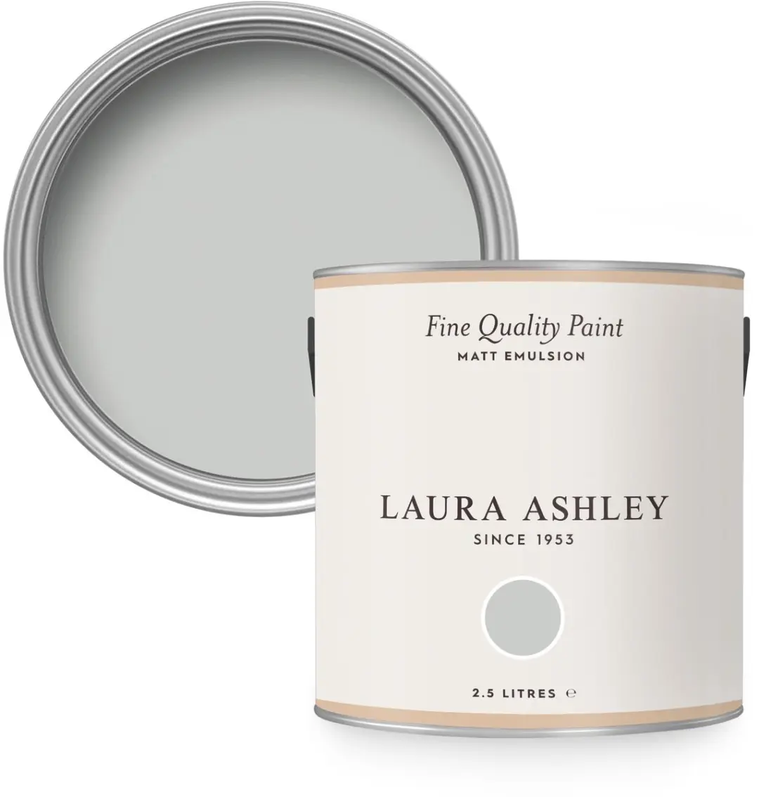 Laura Ashley Muurverf Mat 2.5L Soft Zilver