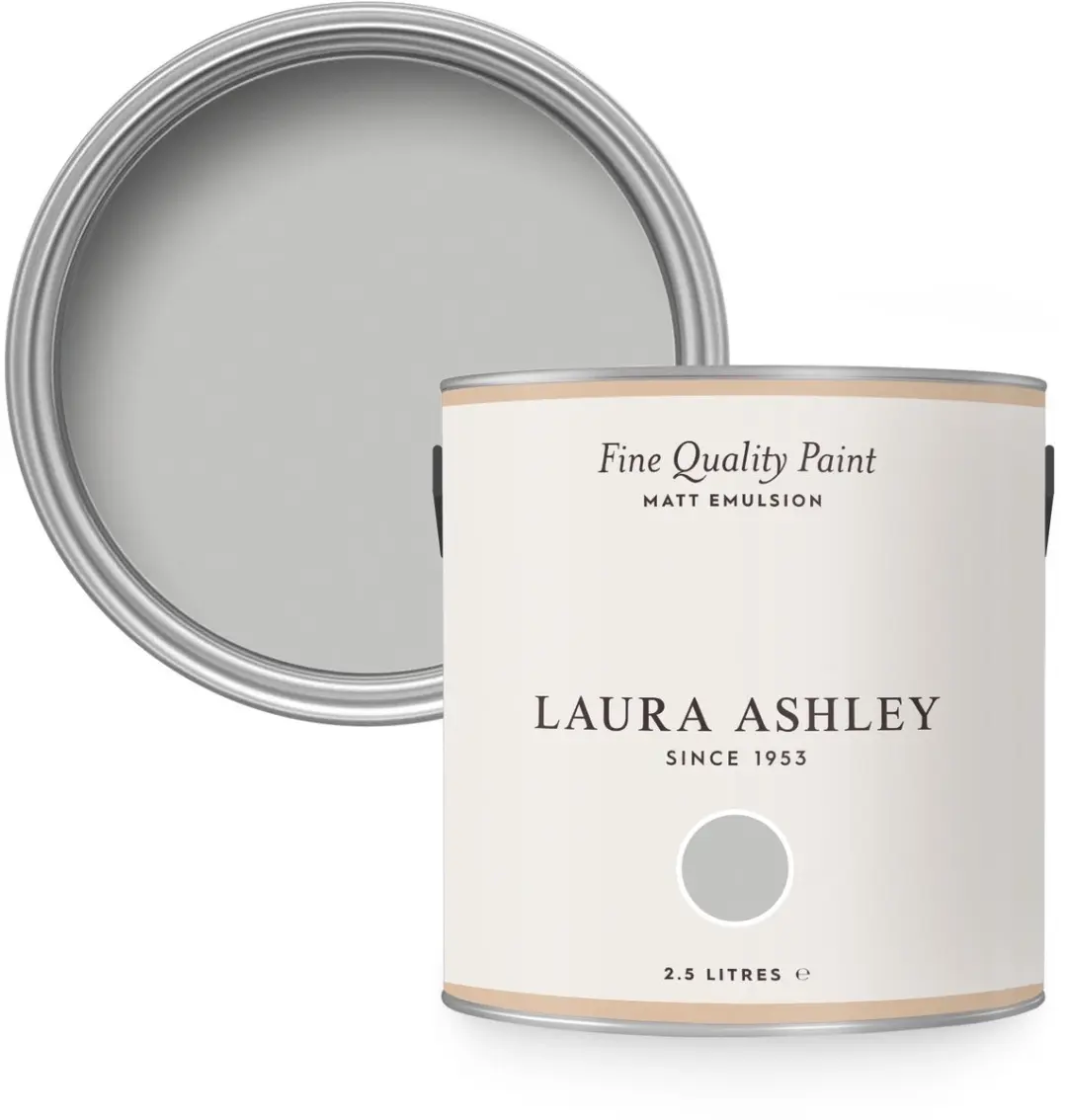 Laura Ashley Muurverf Mat 2.5L Zilver